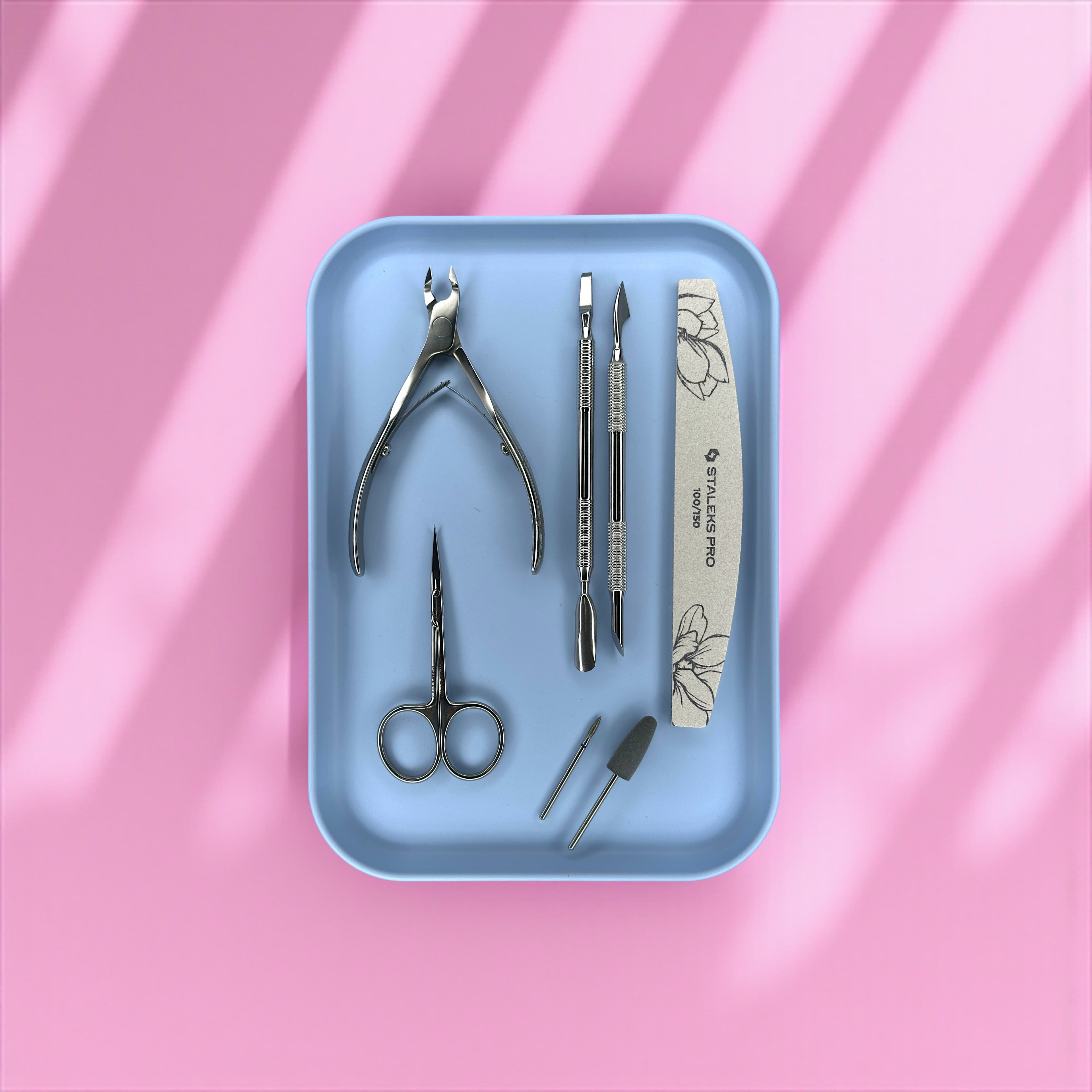 Vassoio porta strumenti AMOREBEAUTY, Azzurro