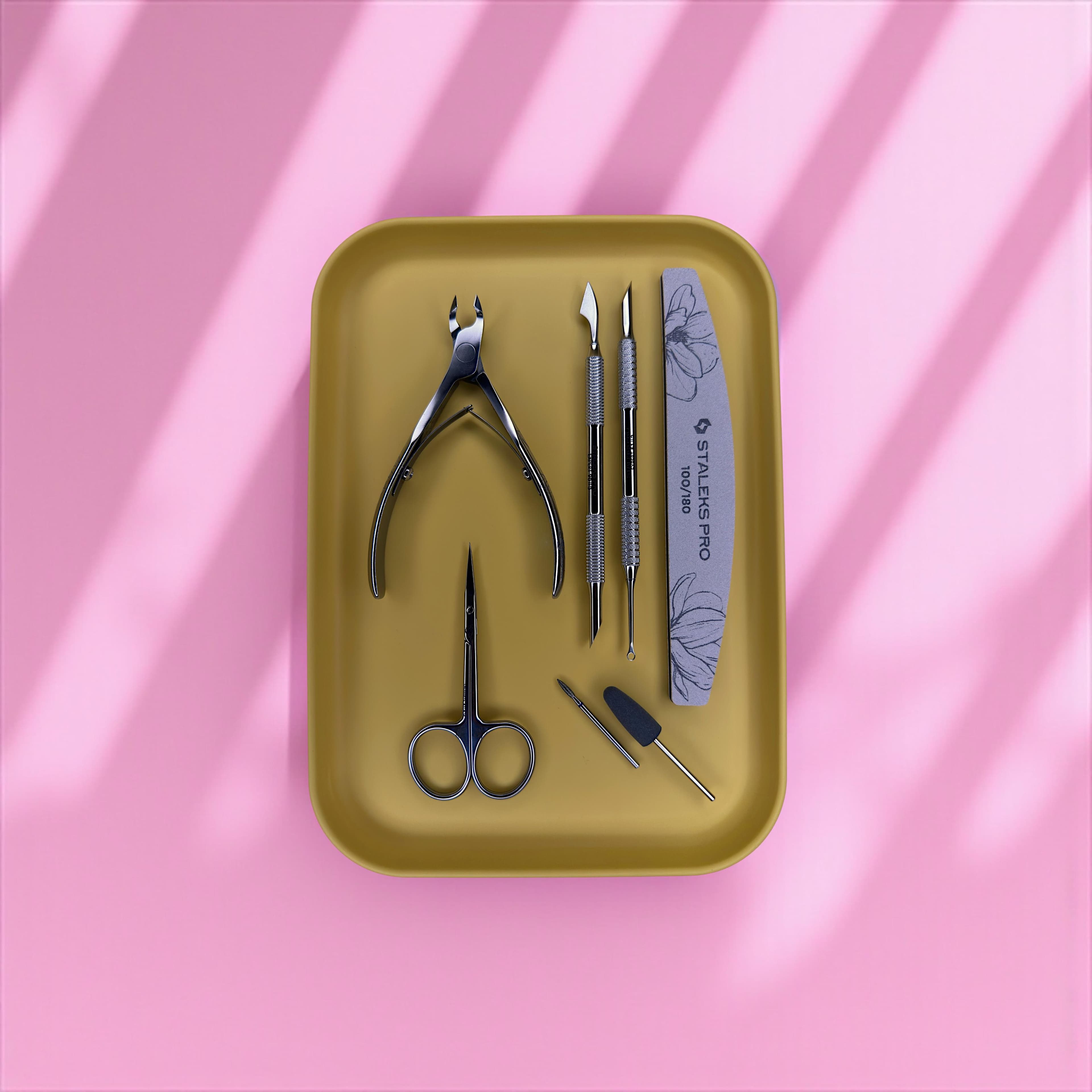 Vassoio porta strumenti AMOREBEAUTY, Senape