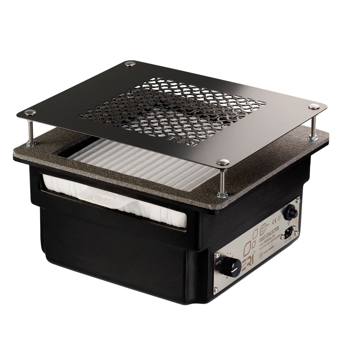 Aspiratore da incasso TERI Turbo Nero (griglia nera)