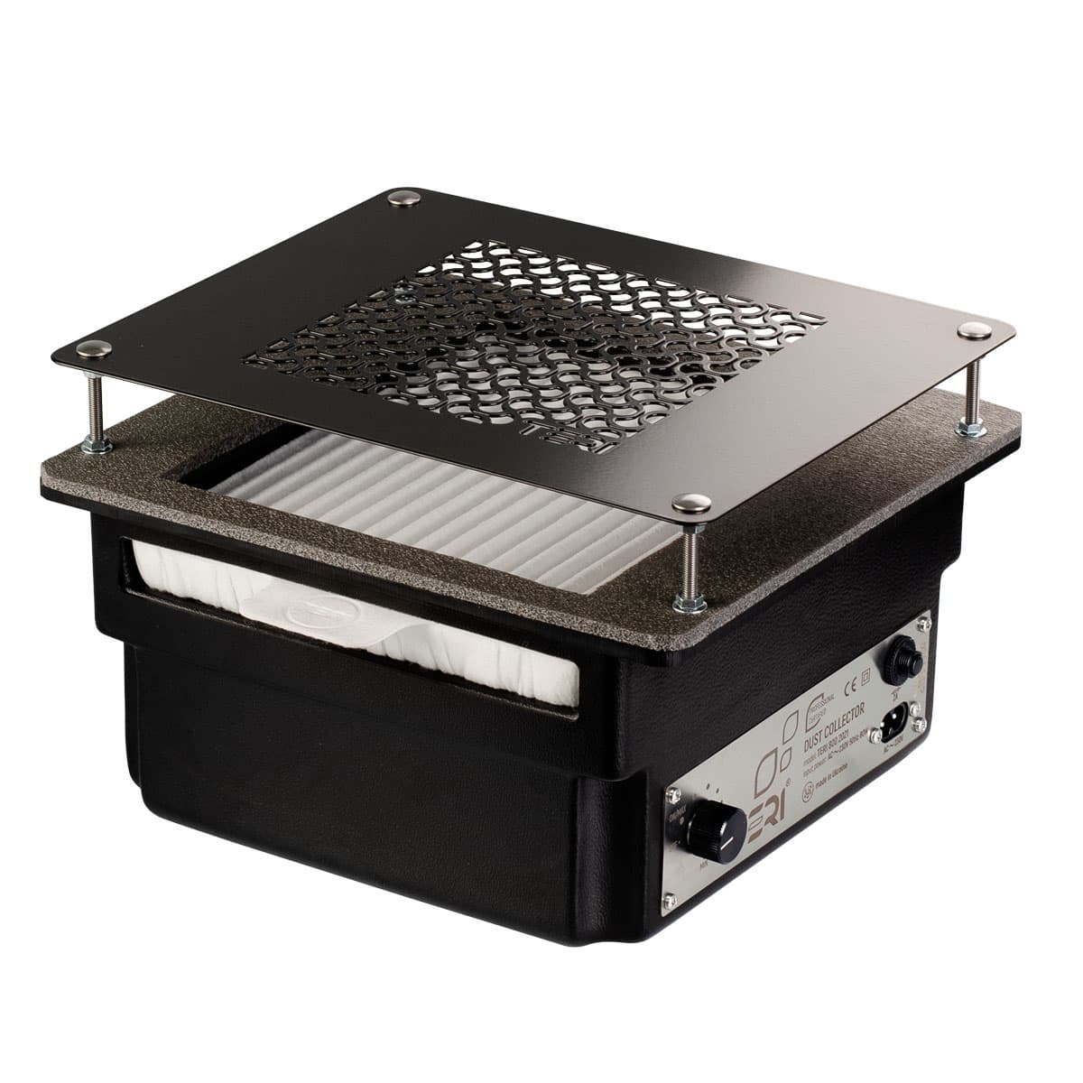 Aspiratore da incasso TERI 800 Nero (griglia nera)