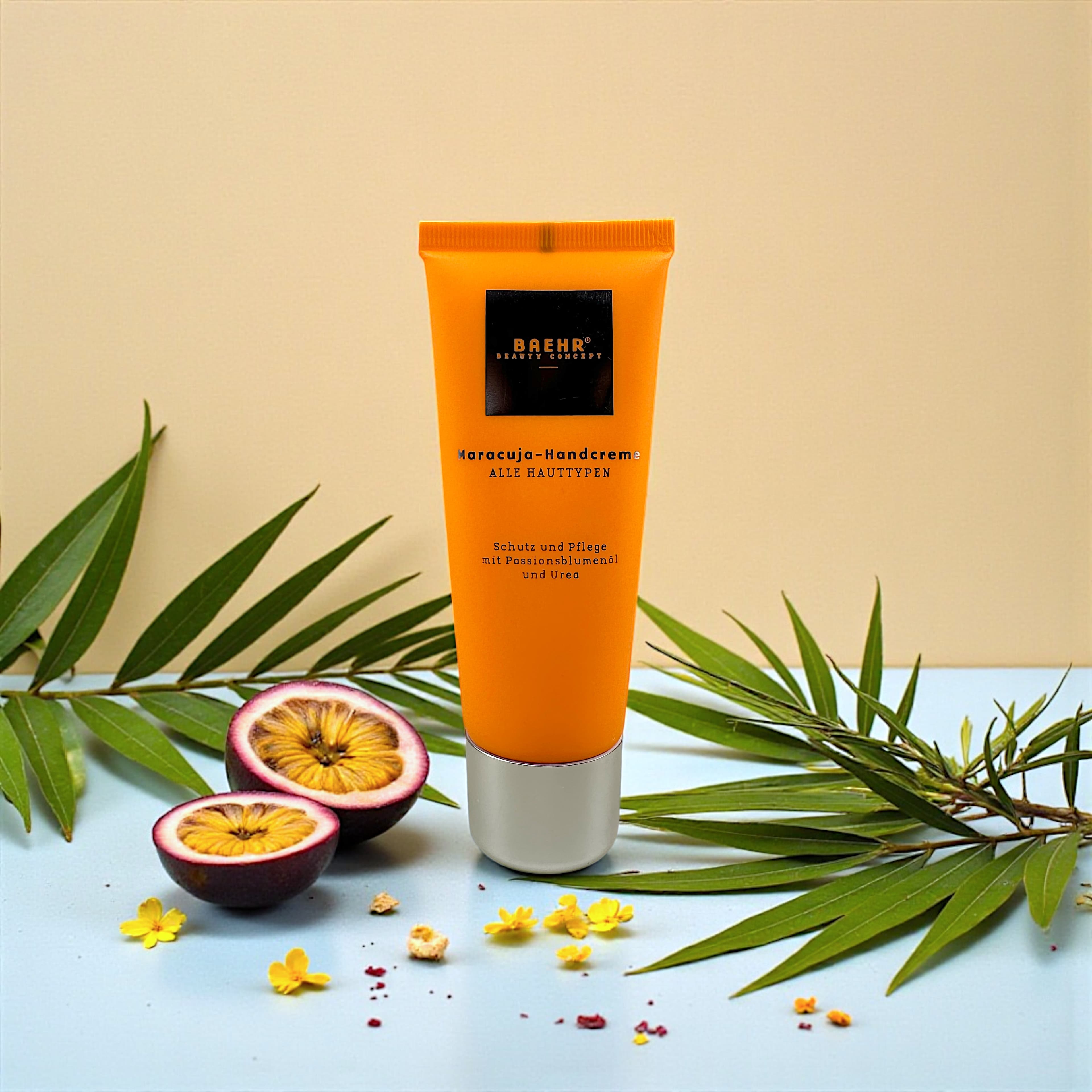 BAEHR Crema mani con estratto di frutto della passione e urea (Maracuja Handcreme), 75 ml