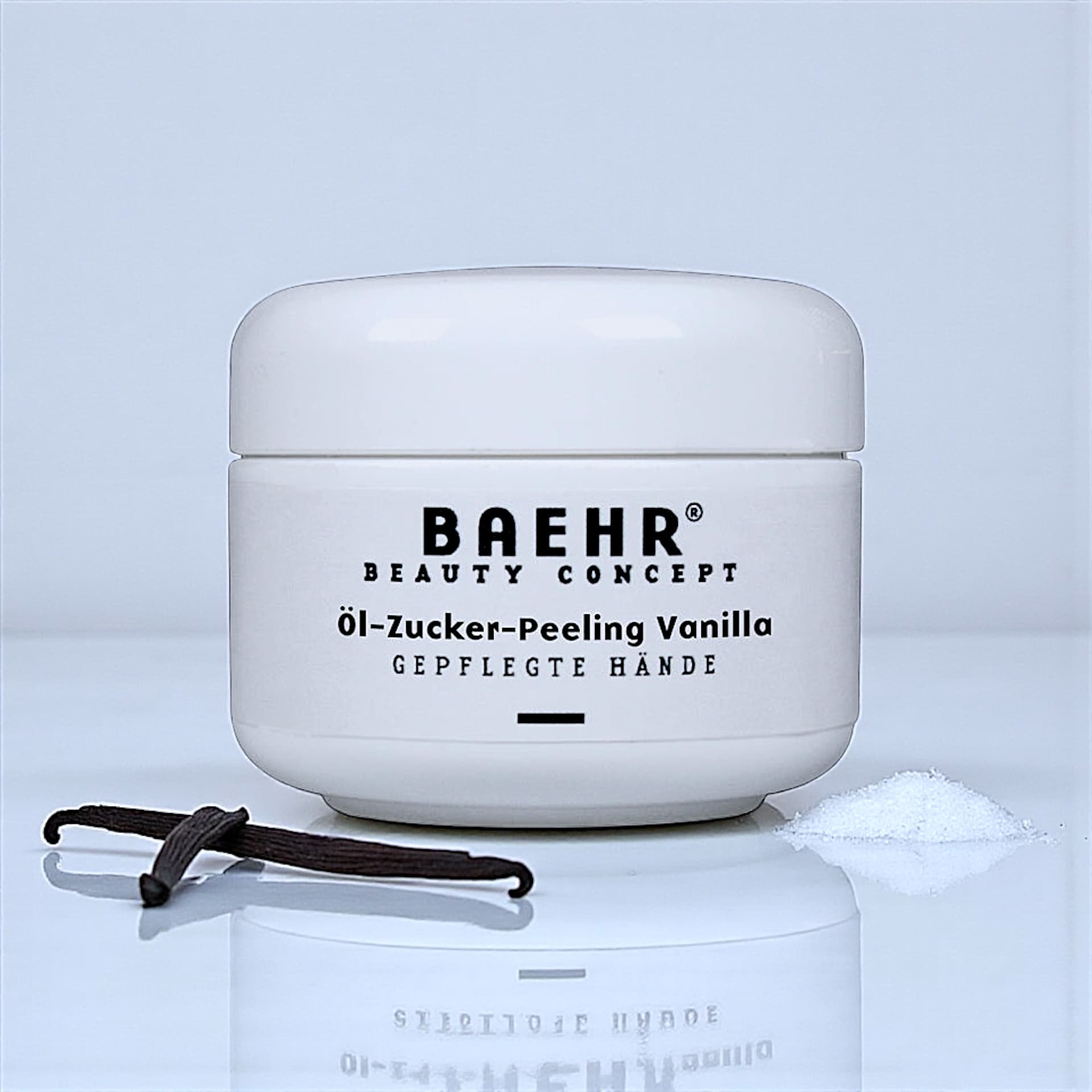 BAEHR Peeling allo zucchero alla vaniglia con olio di jojoba (ZUCKER-PEELING VANILLE), 50 ml
